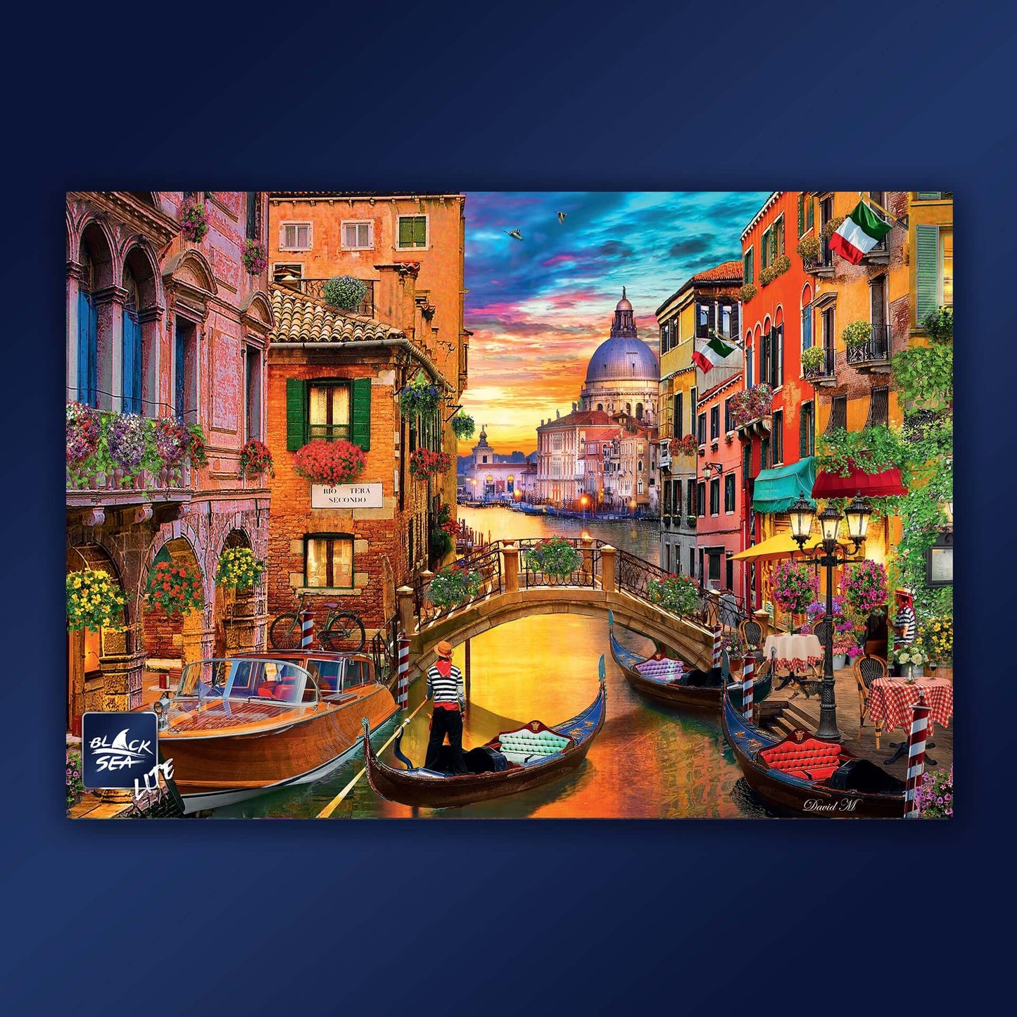 Puzzle Black Sea 1000 pieces - Grand Canal Venice, -