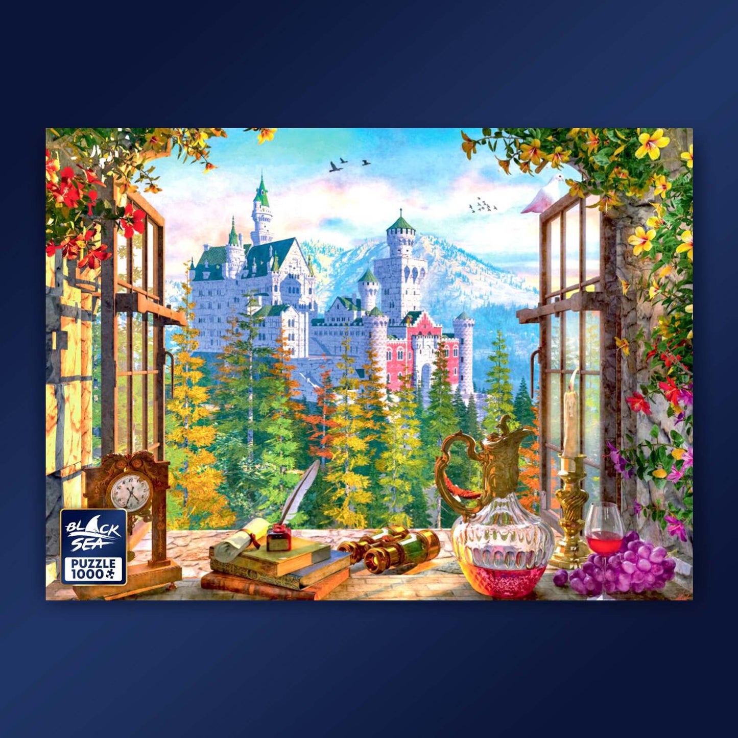 Puzzle Black Sea Premium 1000 pieces - A View of Neuschwanstein Castle