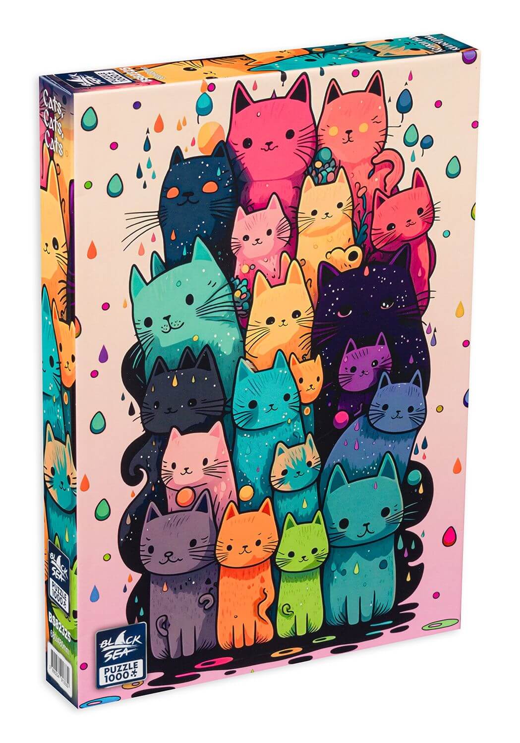 Puzzle Black Sea 1000 pieces -В Cats, Cats, Cats