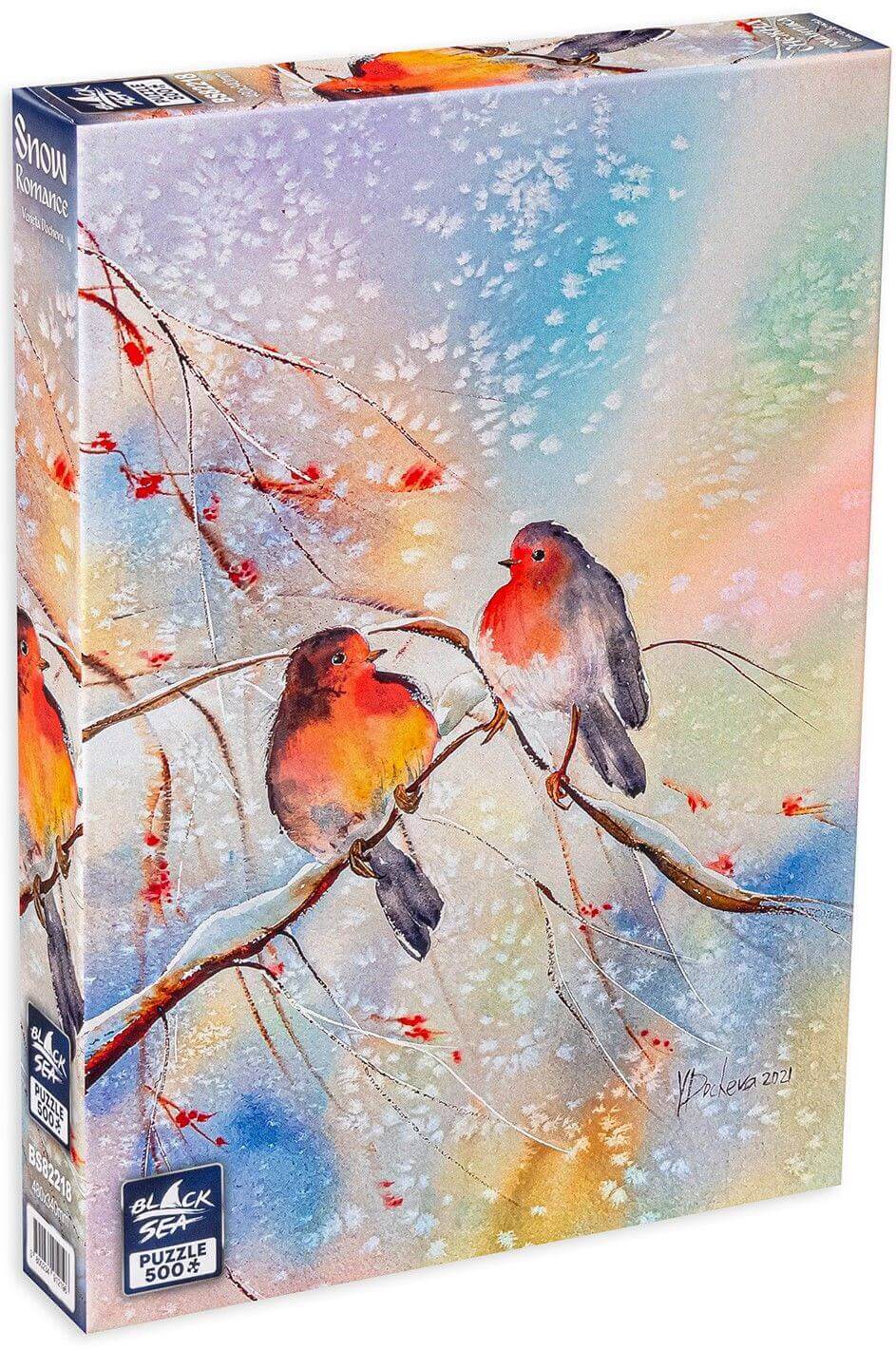 Puzzle Black Sea 500 pieces - Snow Romance, -