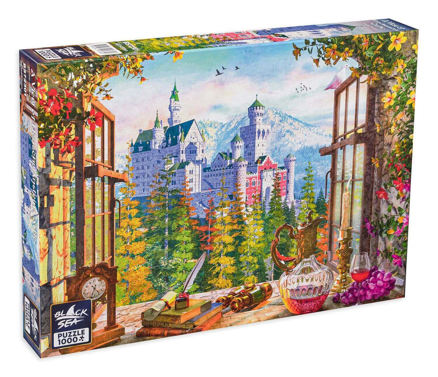 Puzzle Black Sea Premium 1000 pieces - A View of Neuschwanstein Castle