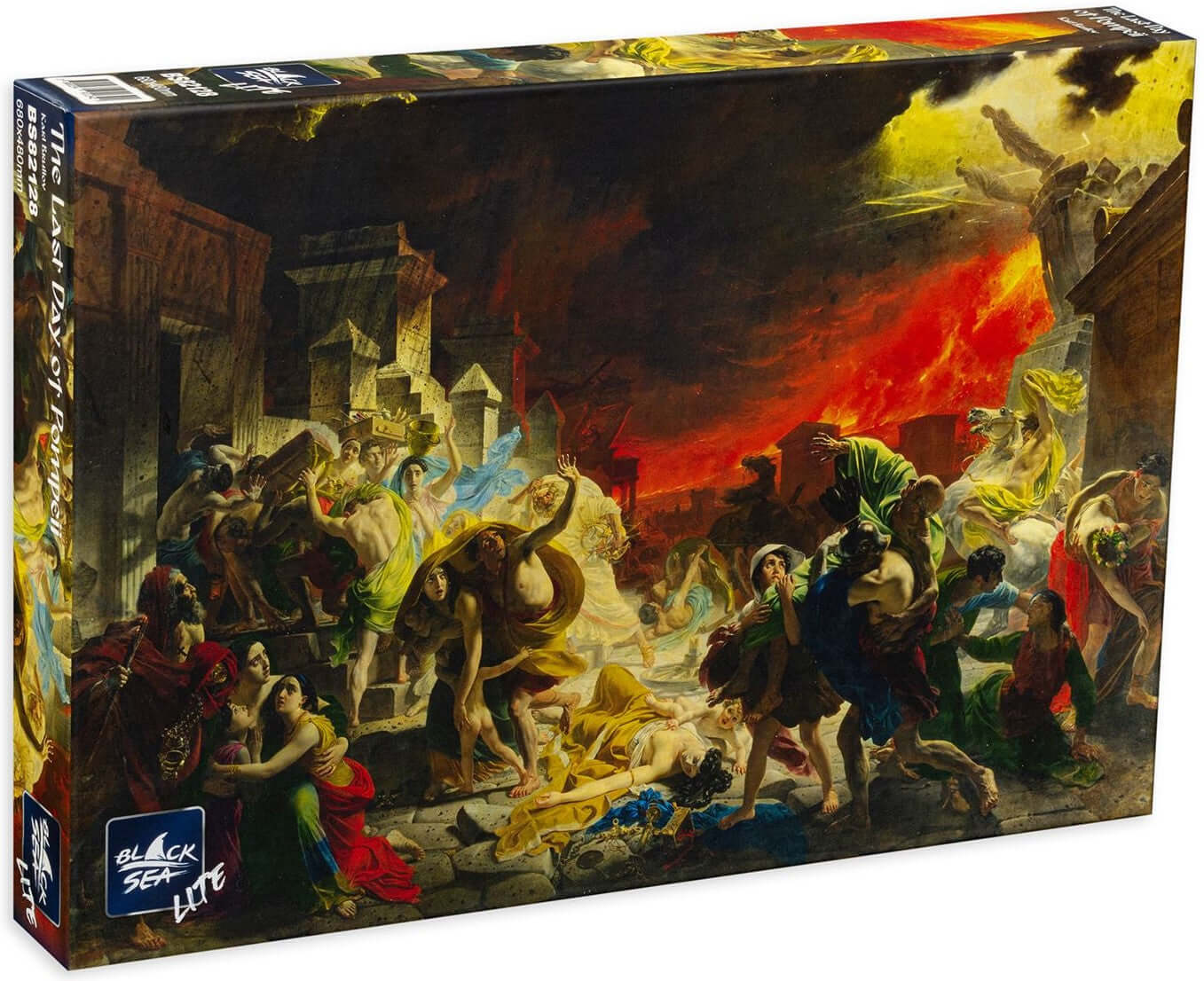 Puzzle Black Sea 1000 pieces - The Last Day of Pompeii, -