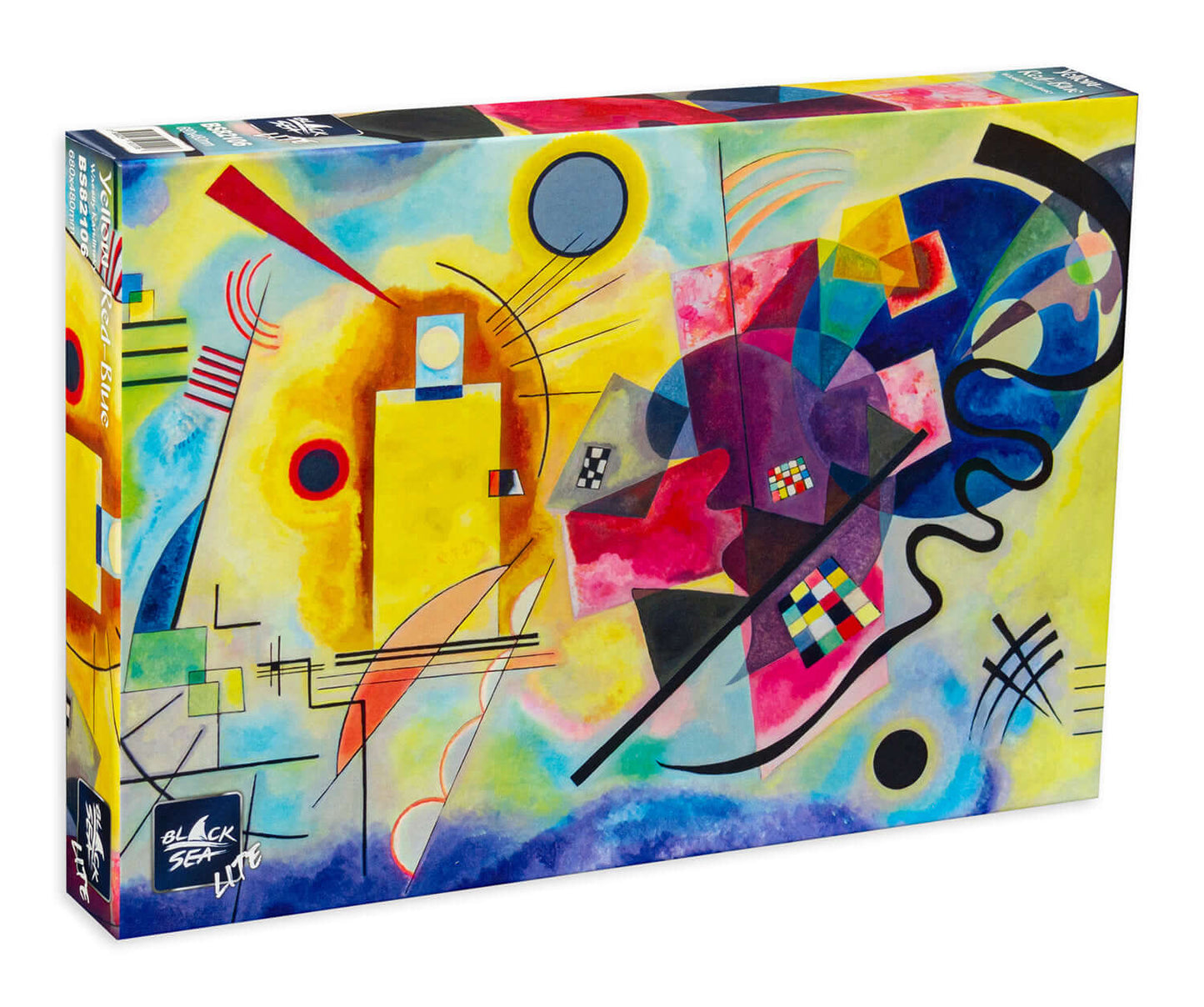 Puzzle Black Sea 1000 pieces - Yellow-Red-Blue, -