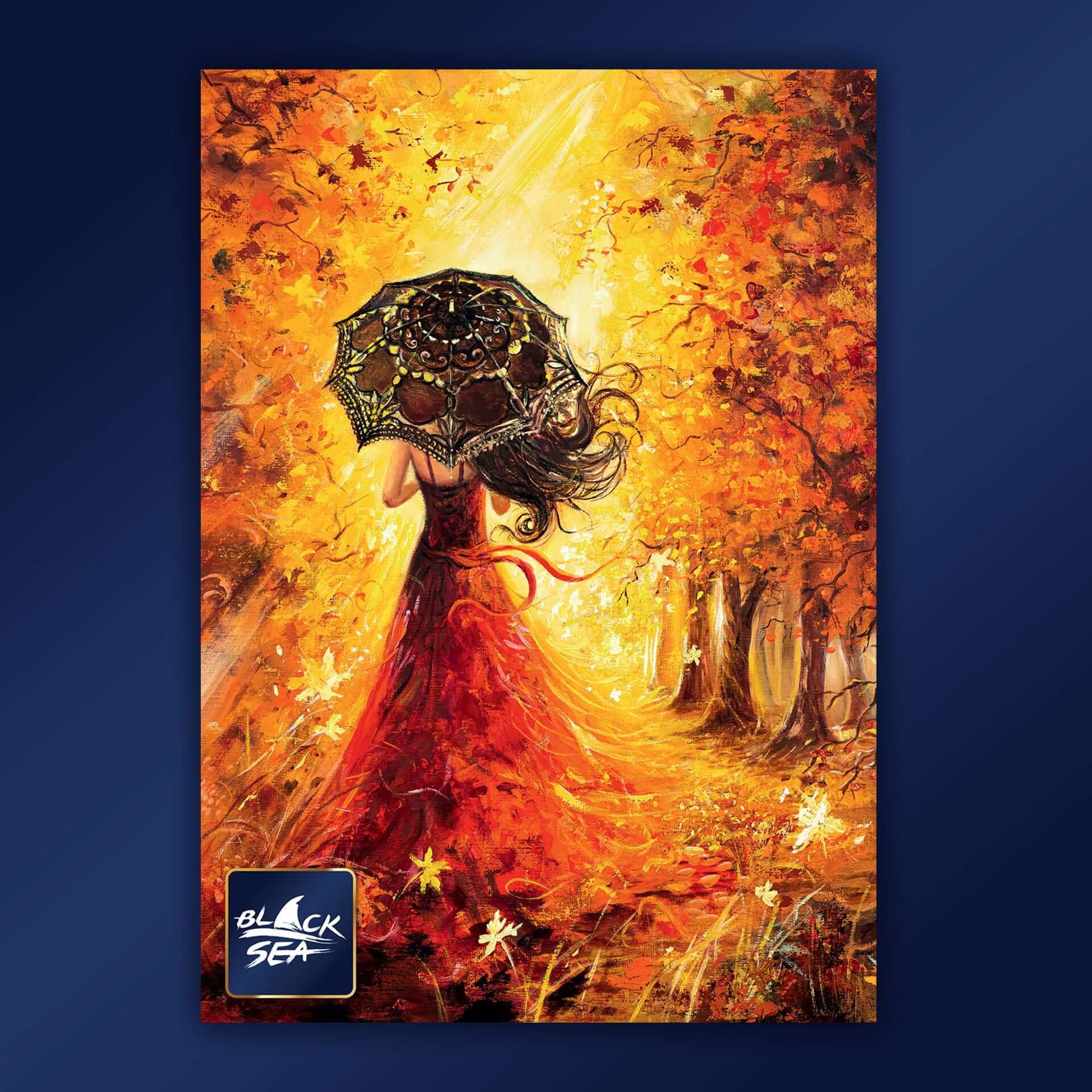 Puzzle Black Sea 1000 pieces - Indian Summer, The sun still warms up the land, and the beautiful dress of autumn makes it lovelier than ever. Red, yellow, orange – the colours of nature abound and turn the world into a fairy-tale that you cannot stop read