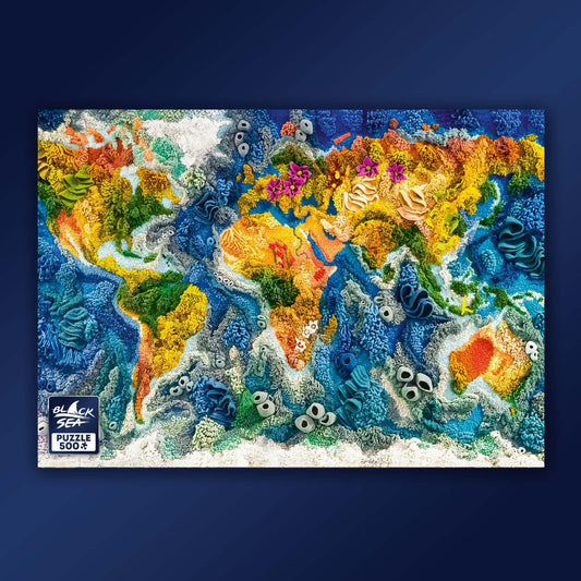 Puzzle Black Sea 500 pieces - A World of Threads, -