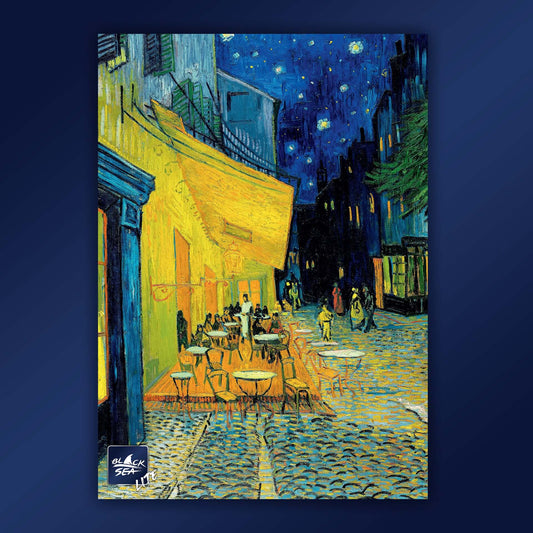 Puzzle Black Sea 1000 pieces - Café Terrace at Night, -