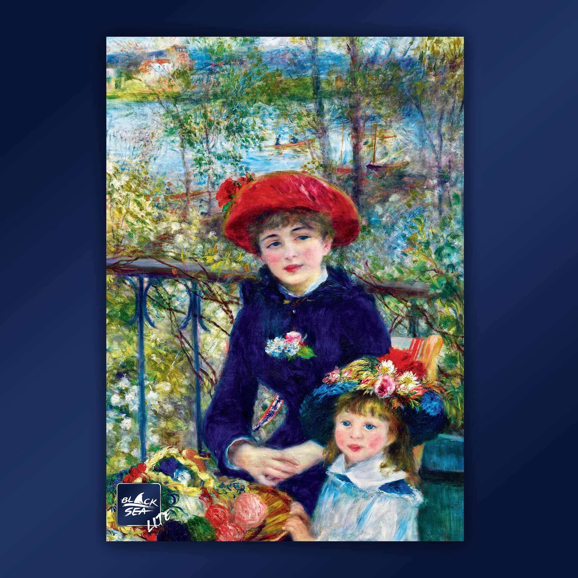 Puzzle Black Sea 1000 pieces - Two Sisters (On the Terrace), -
