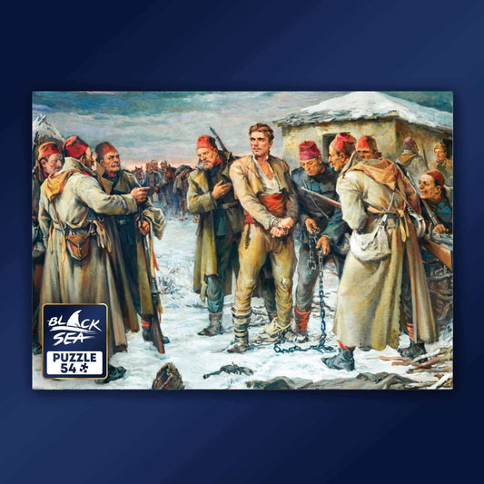 Mini puzzle Black sea 54 pieces - Vasil Levski's Capture, -