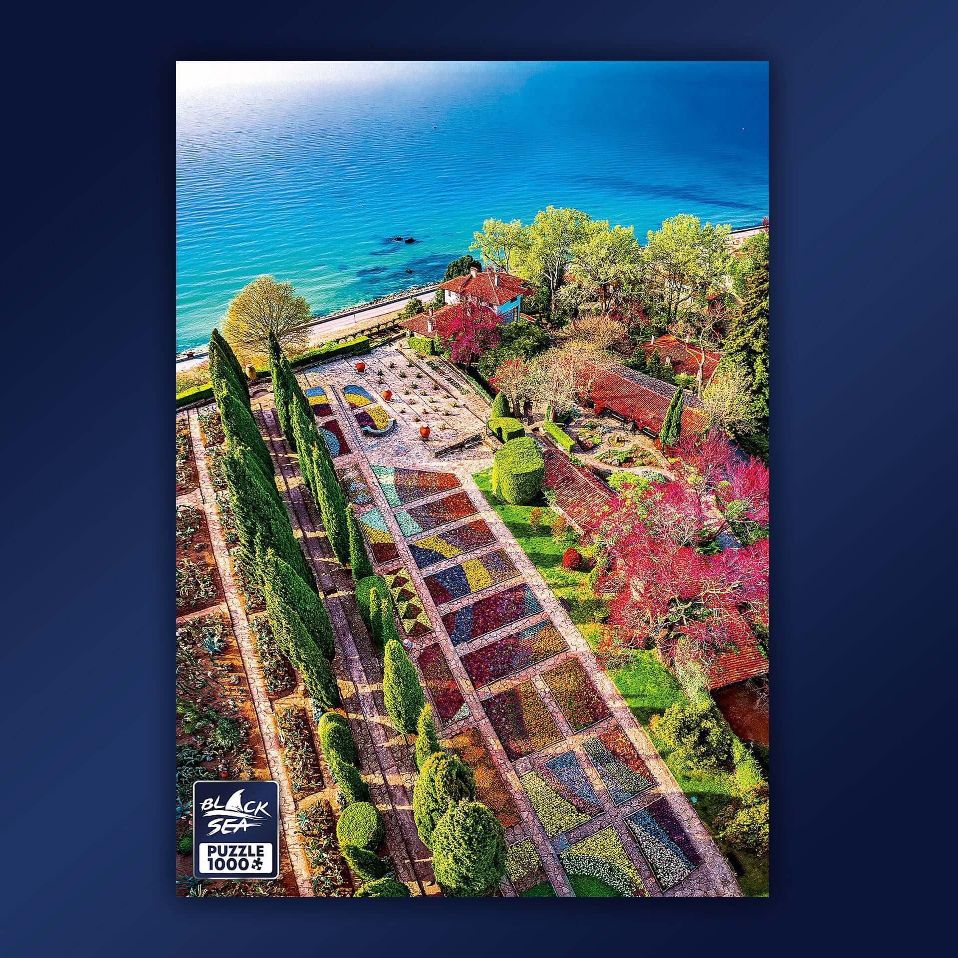 Puzzle Black Sea 1000 pieces - Balchik Botanical Garden, -