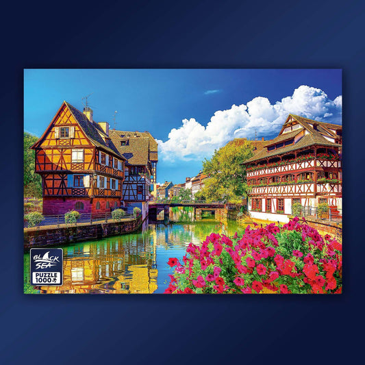 Puzzle Black Sea 1000 pieces - Spring in Strasbourg, -