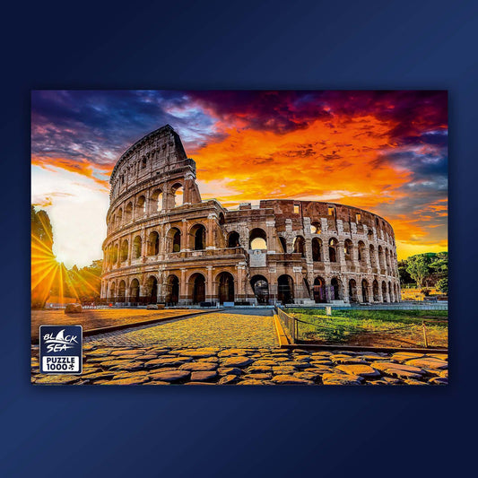 Puzzle Black Sea 1000 pieces - Sunset over the Colosseum, -