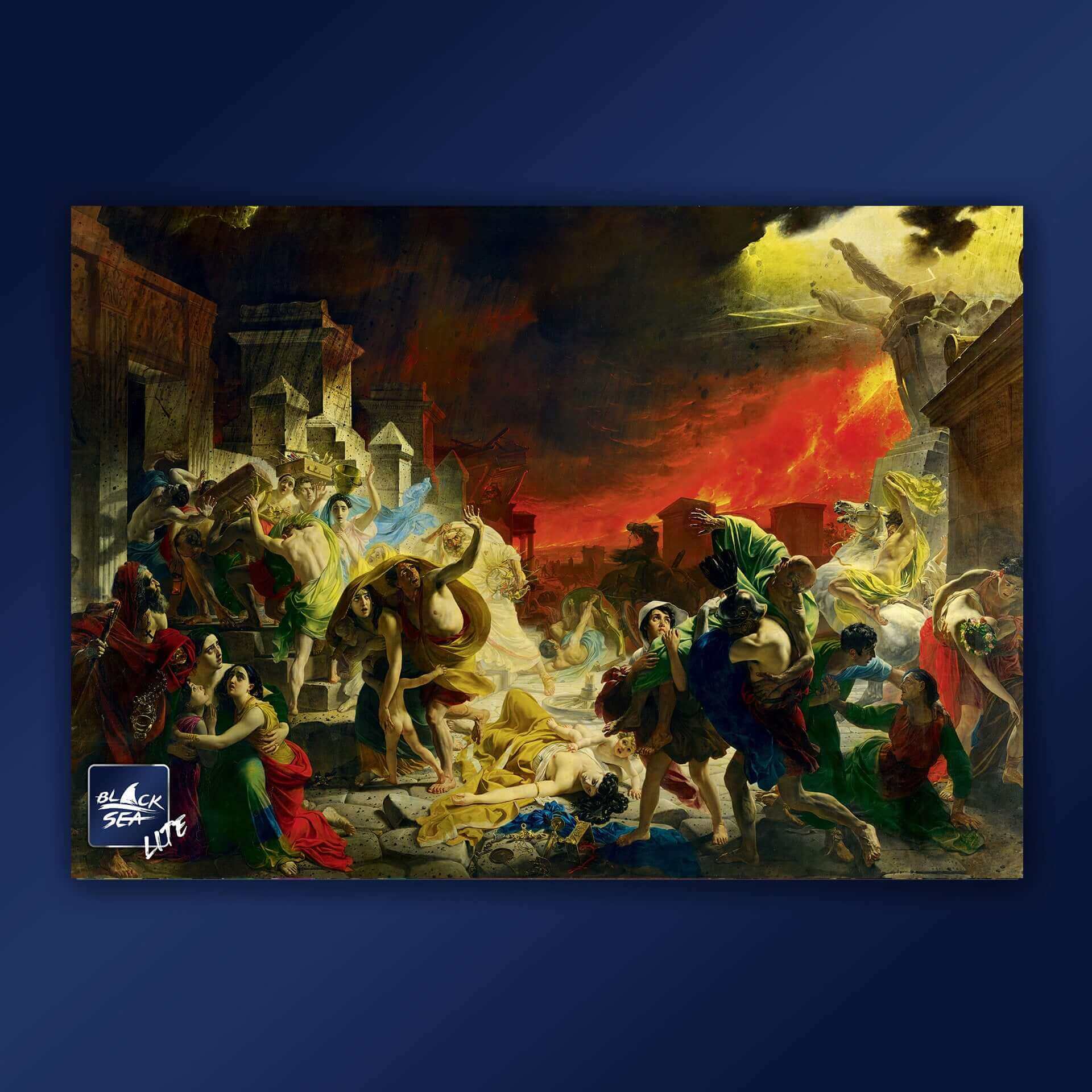 Puzzle Black Sea 1000 pieces - The Last Day of Pompeii, -