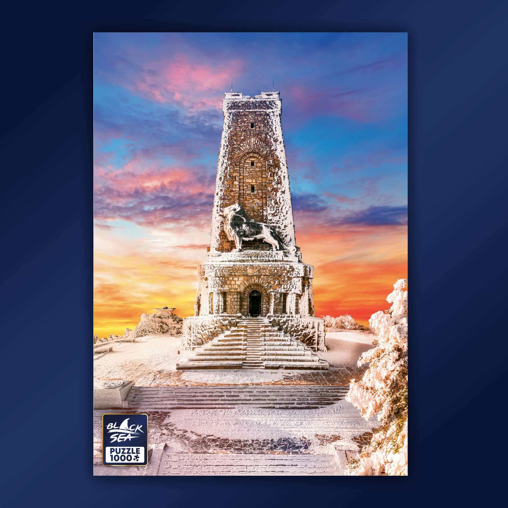 Puzzle Black Sea Premium 1000 pieces - Shipka, the Symbol of Freedom, For Bulgarians, Mount Shipka symbolizes the liberation of their country, the heroic deeds of their ancestors and their brave spirit. The monument of the liberation at the top of the mou