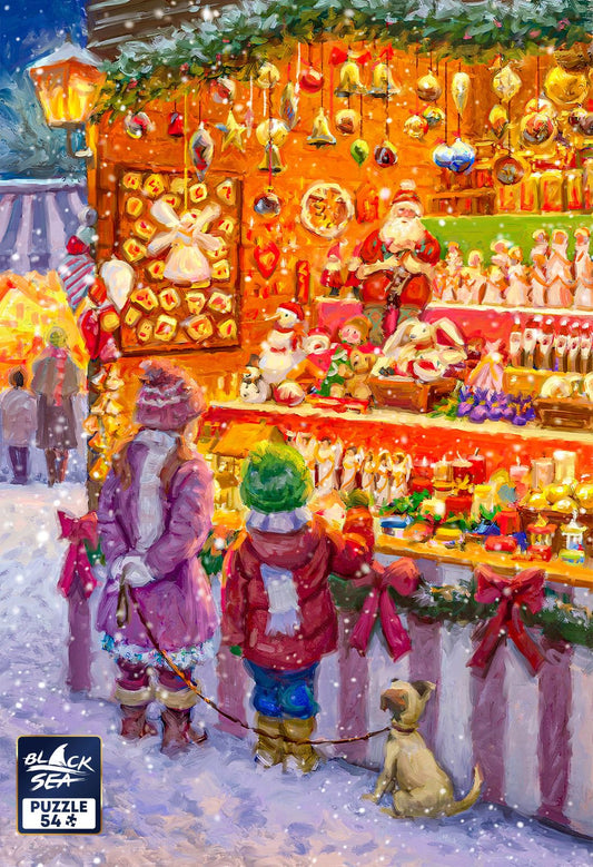 Puzzle Black Sea 54 pieces - Christmas, Day 13