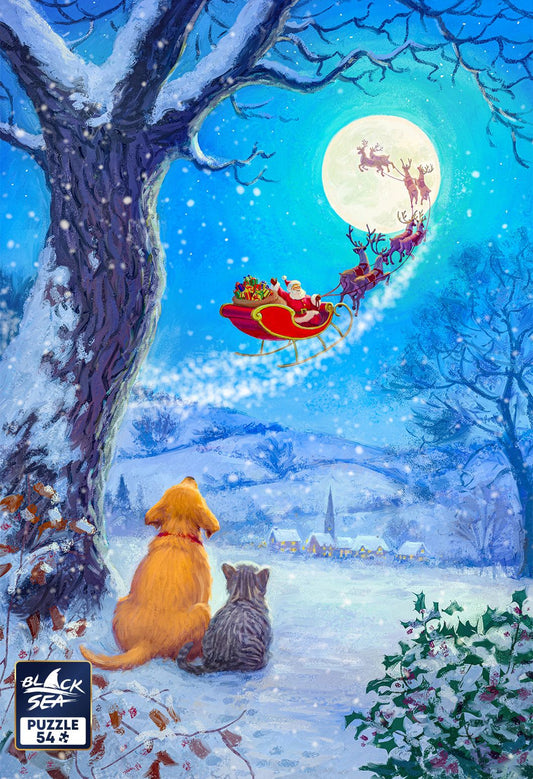 Puzzle Black Sea 54 pieces - Christmas, Day 17