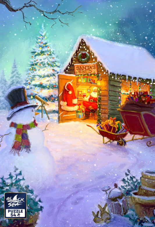 Puzzle Black Sea 54 pieces - Christmas, Day 6