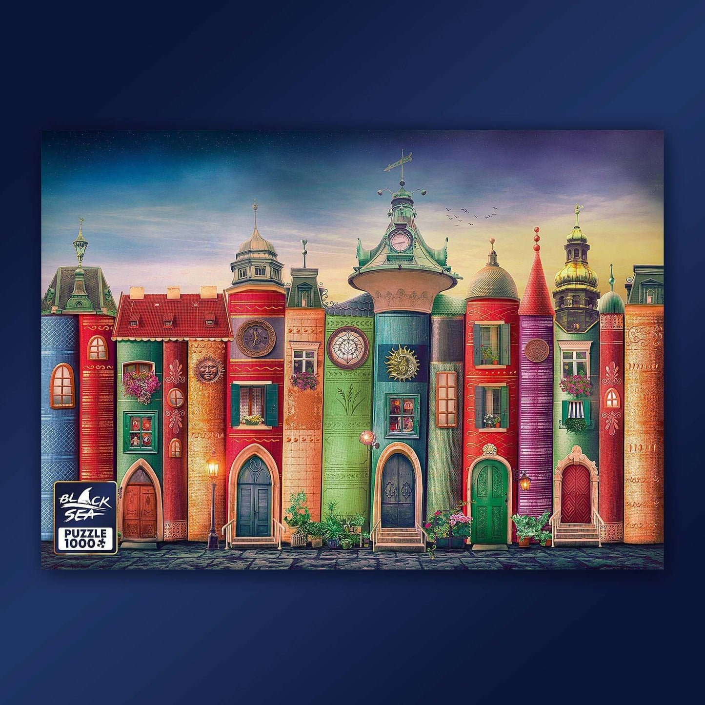 Puzzle Black Sea 1000 pieces - The City of Books