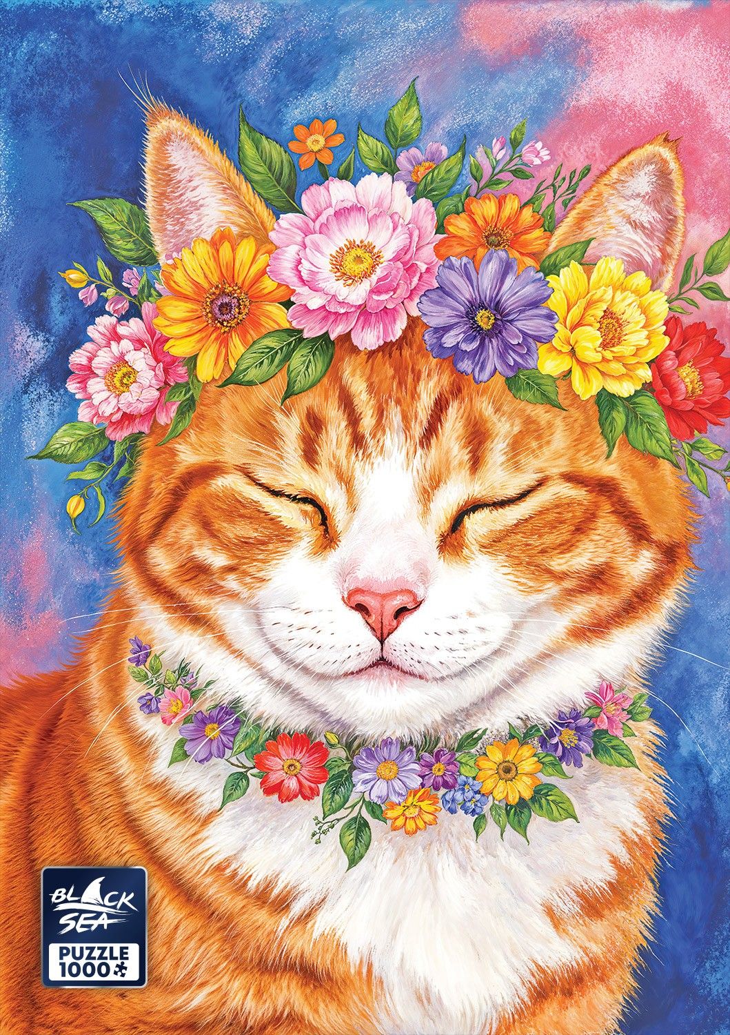 Kitty Smile 1000 piece jigsaw puzzle – finished picture