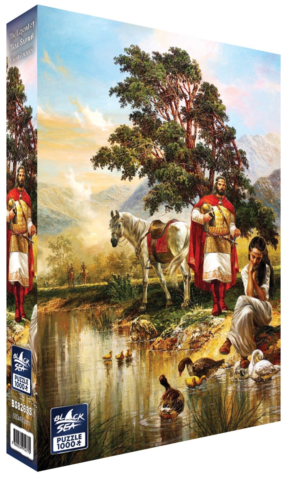 The Legend of Tsar Samuil 1000 piece jigsaw puzzle by Black Sea Puzzles – box
