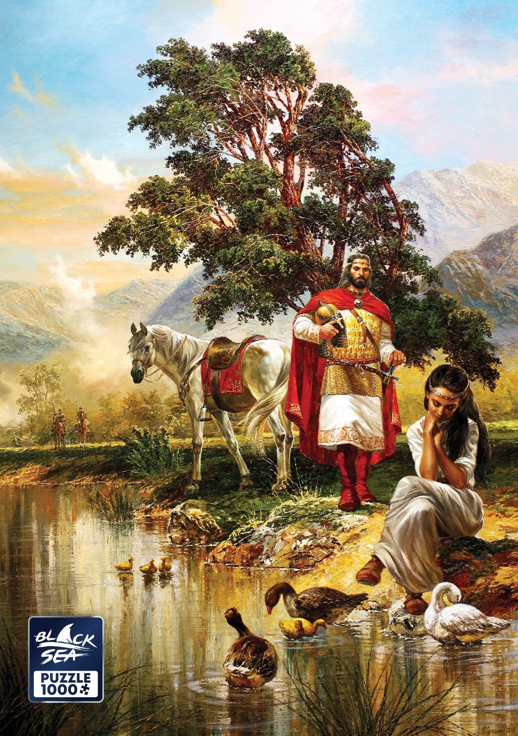 The Legend of Tsar Samuil 1000 piece jigsaw puzzle – finished picture