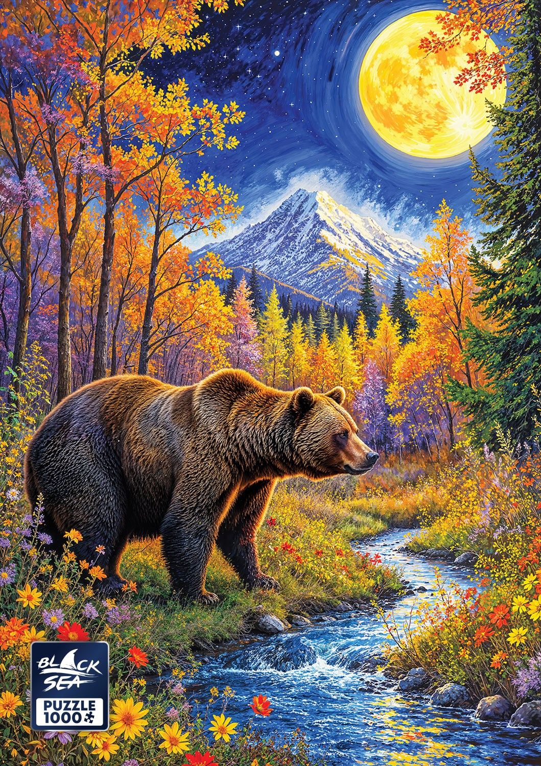 A Walk Before Winter Sleep 1000 piece jigsaw puzzle – finished picture