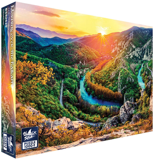 Morning Over the Balkan 1000 piece jigsaw puzzle by Black Sea Puzzles – box