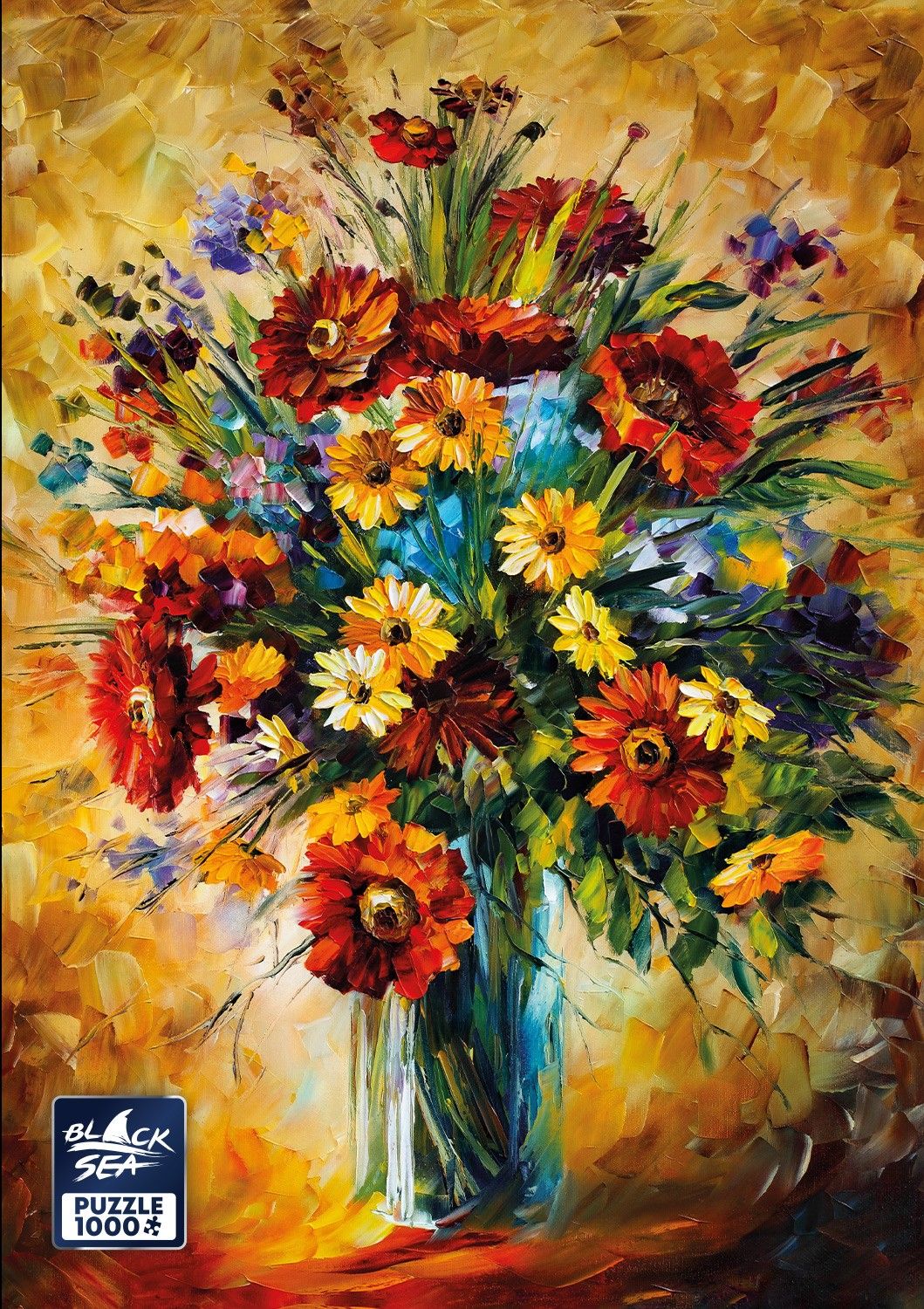 Magical Flowers 1000 piece jigsaw puzzle – finished picture