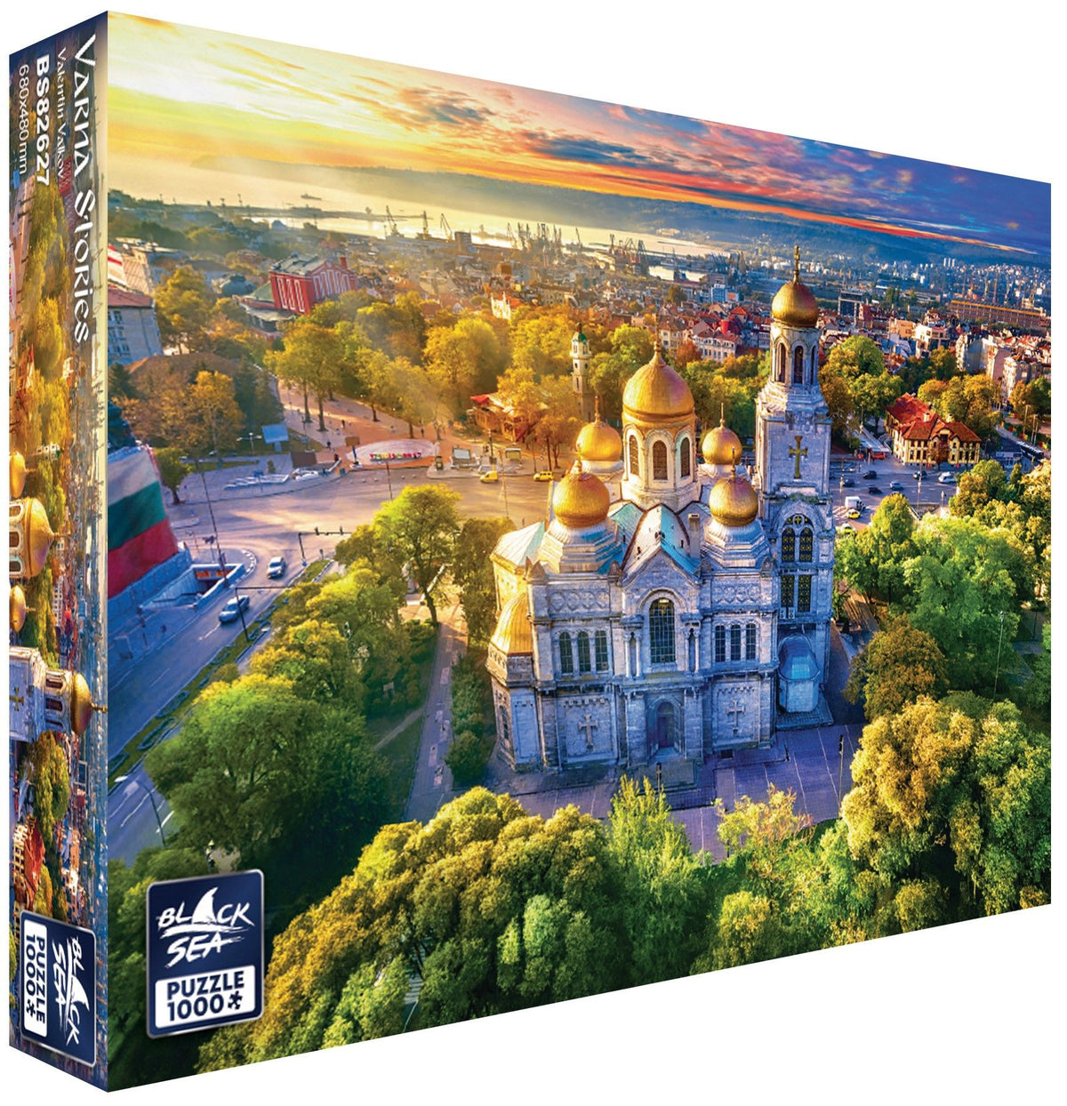 Varna 1000 piece jigsaw puzzle by Black Sea Puzzles – box