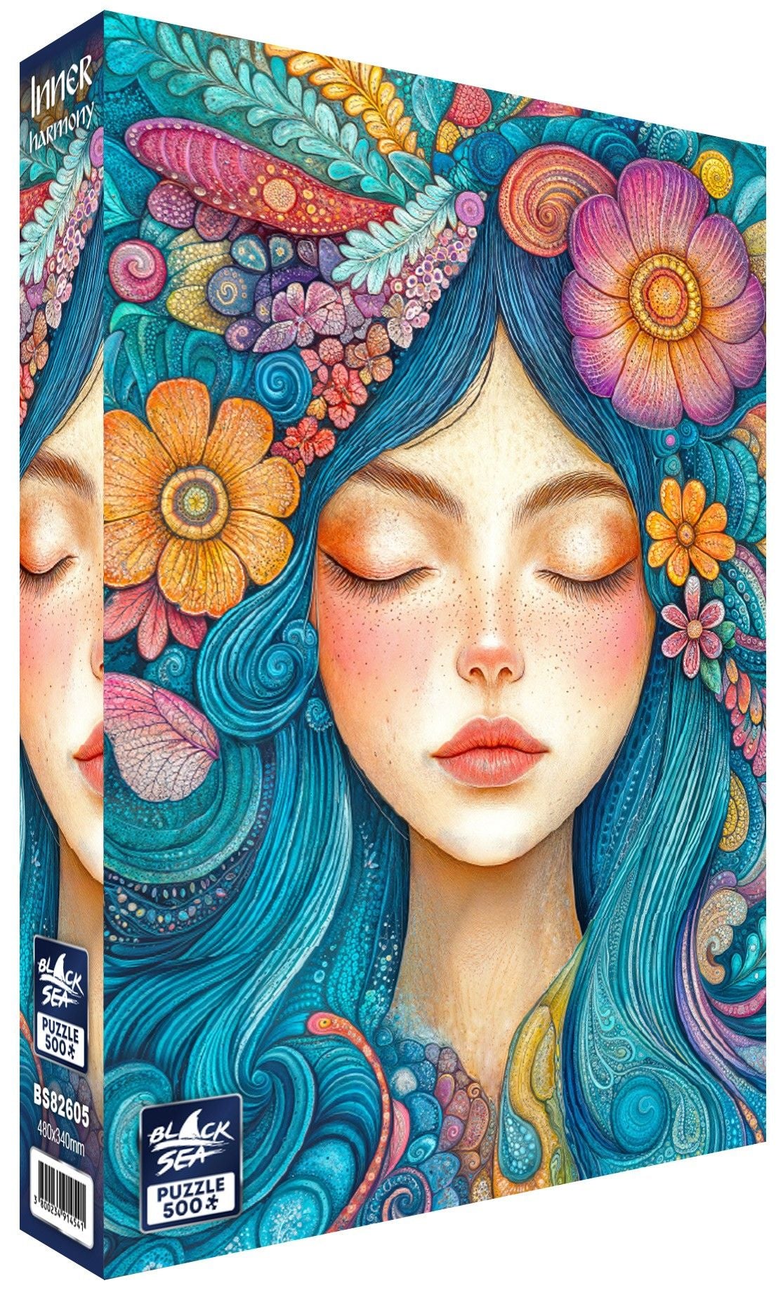 Inner Harmony 500 piece jigsaw puzzle by Black Sea Puzzles – box