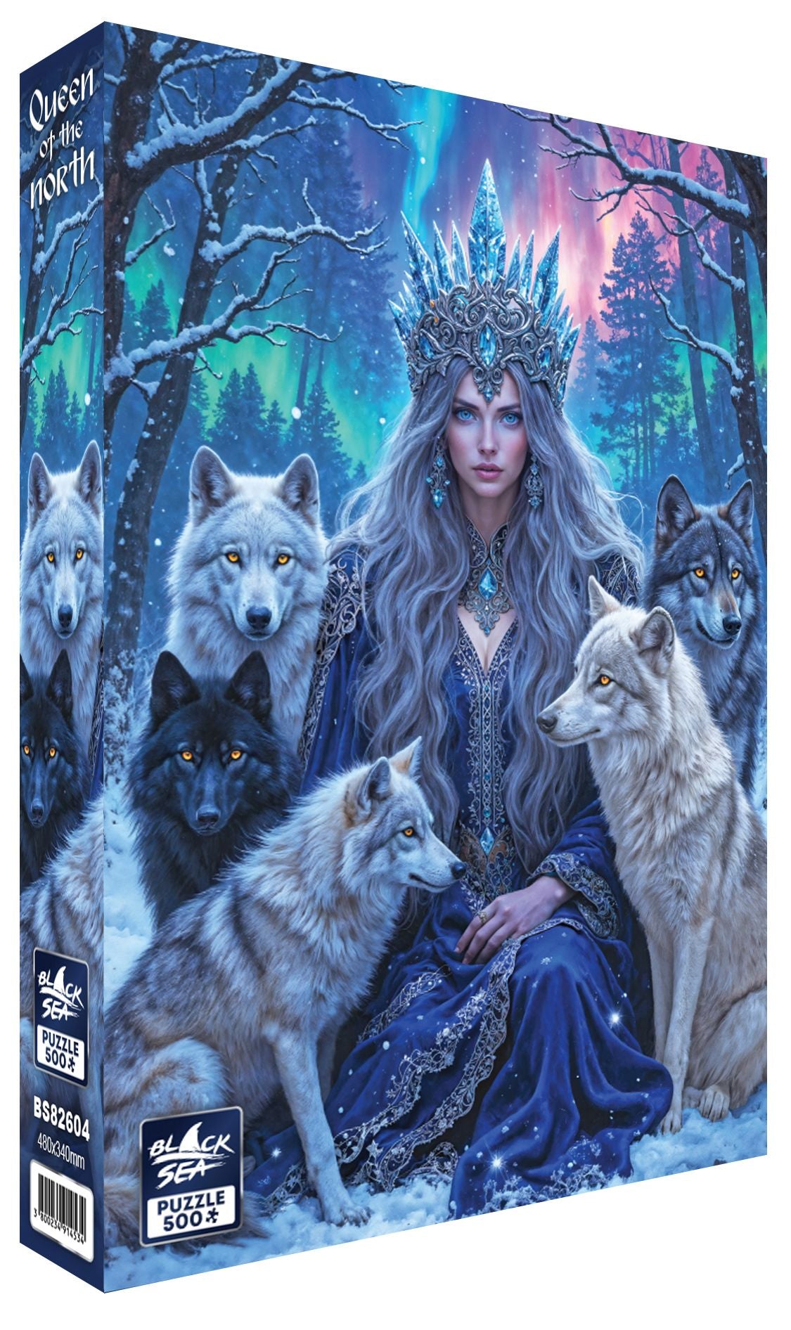 Queen of the North 500 piece jigsaw puzzle by Black Sea Puzzles – box