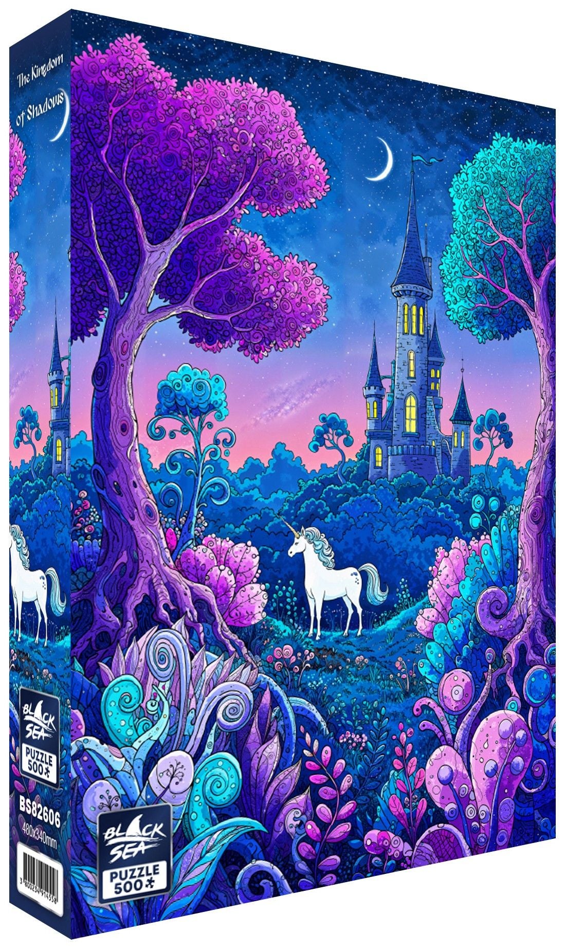 The Kingdom of Shadows 500 piece jigsaw puzzle by Black Sea Puzzles – box