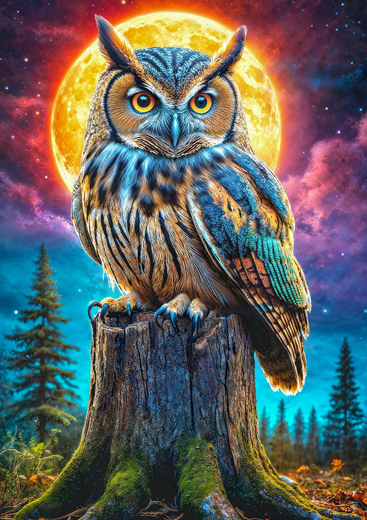 Puzzle Black Sea 500 pieces - The Night Guardian of the Forest
