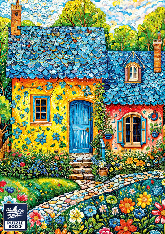 Puzzle Black Sea 500 pieces - The Fairytale Cottage