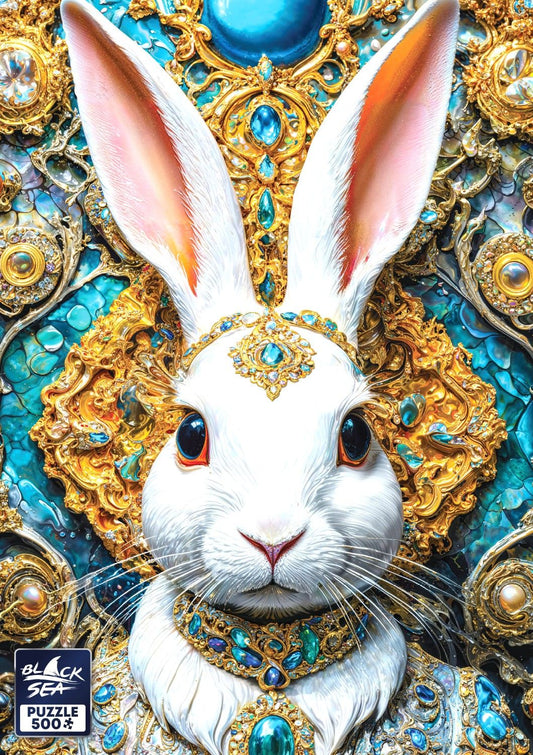 Puzzle Black Sea 500 pieces - Precious creatures: Rabbit