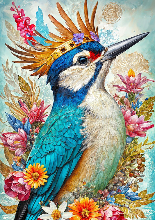 Puzzle Black Sea 500 pieces - Among the Flowers: Jay