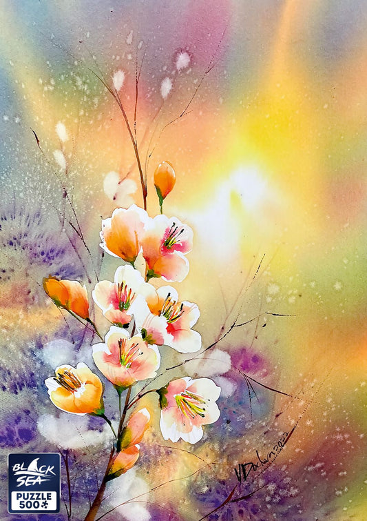 Puzzle Black Sea 500 pieces - Blooming Tenderness