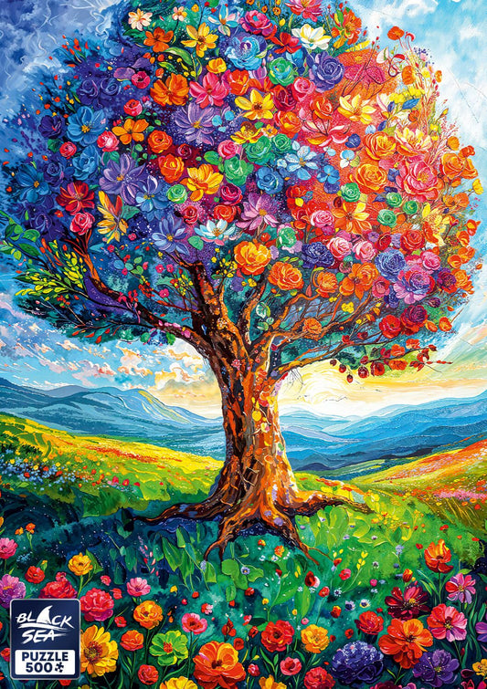 Puzzle Black Sea 500 pieces - Colorful Harmony