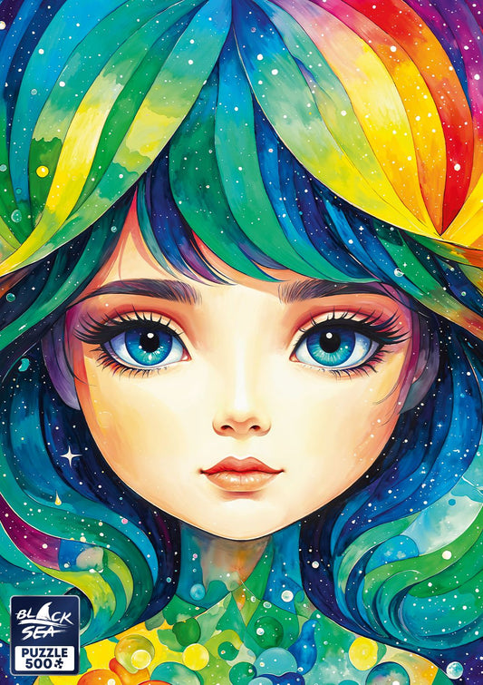 Puzzle Black Sea 500 pieces - The Universe in Her Eyes