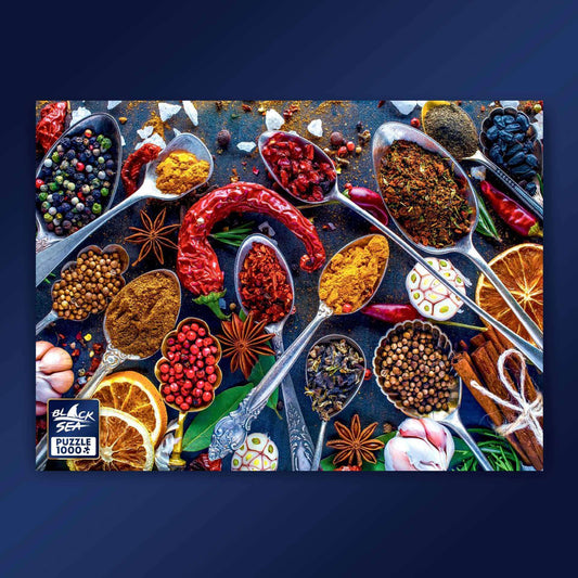 Puzzle Black Sea Premium 1000 pieces - Exotic spices