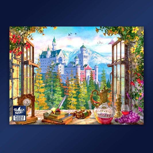 Puzzle Black Sea Premium 1000 pieces - A View of Neuschwanstein Castle