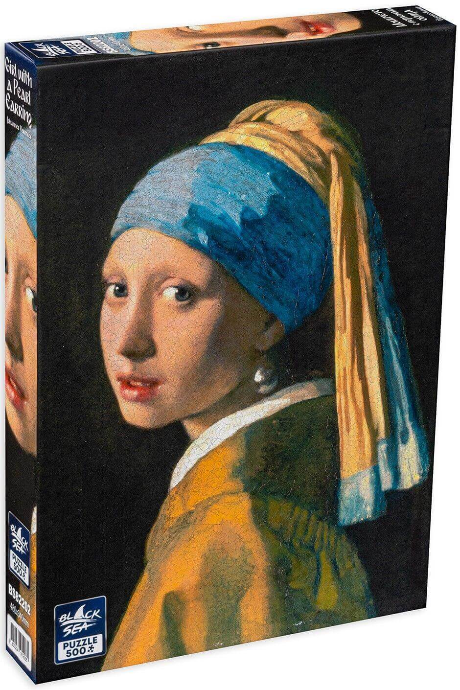 Puzzle Black Sea 500 pieces - Girl with a Pearl Earring