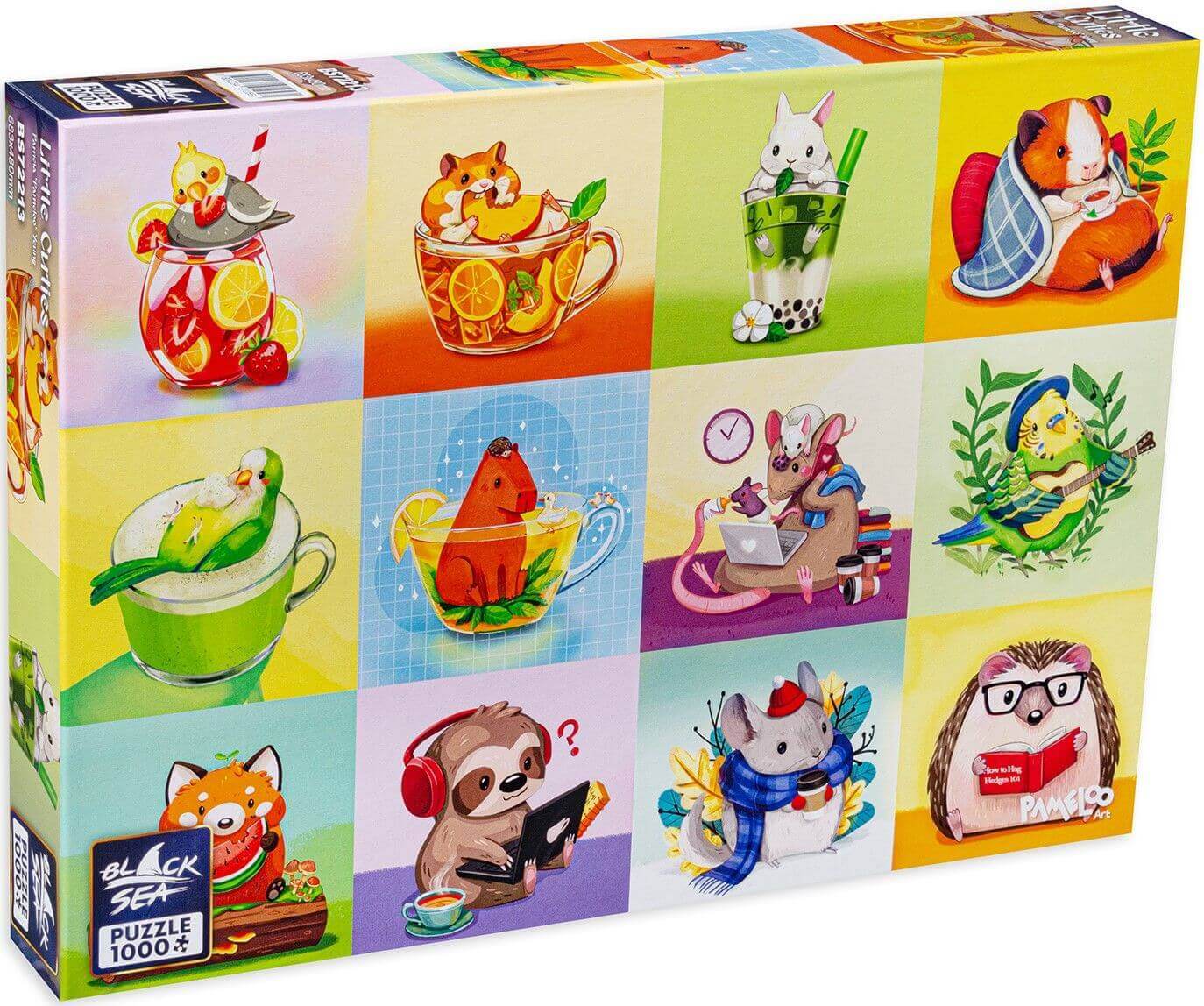 Puzzle Black Sea Premium 1000 pieces - Little Cuties, The little cuties are always ready to have fun, because every day is a holiday for them. With moments from their lives, they share short funny stories. They may be silly, whimsical, or adventurous, but