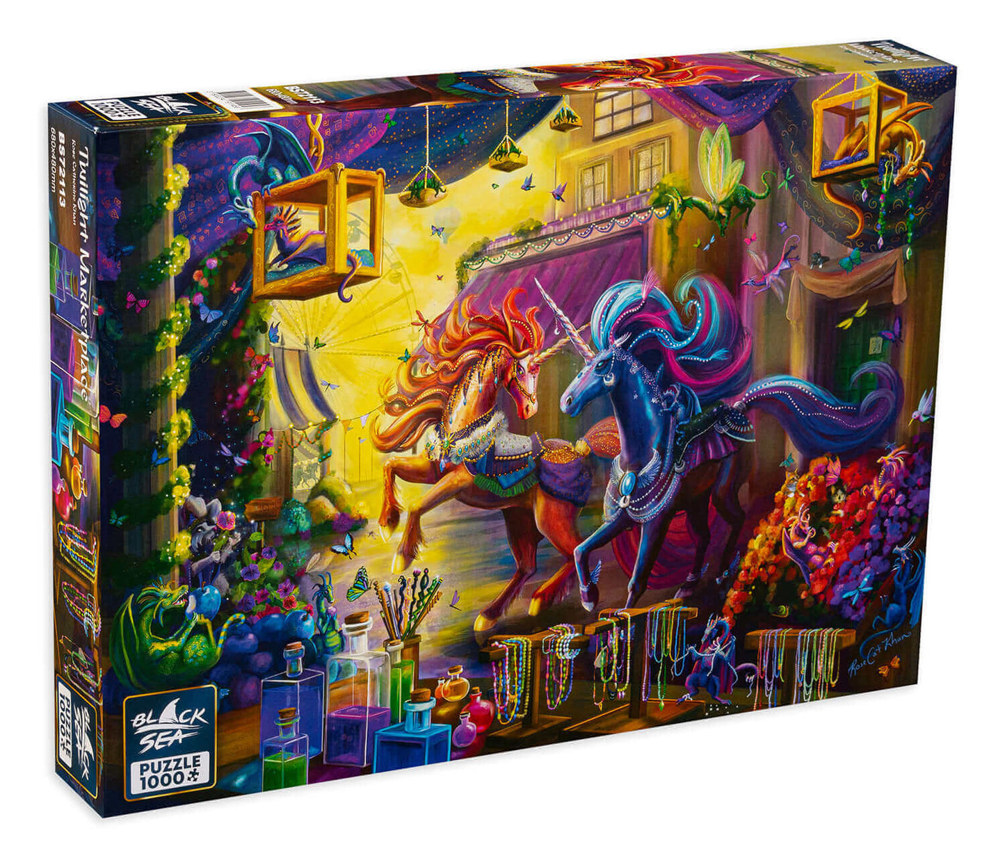 Puzzle Black Sea 1000 pieces - Twilight Marketplace
