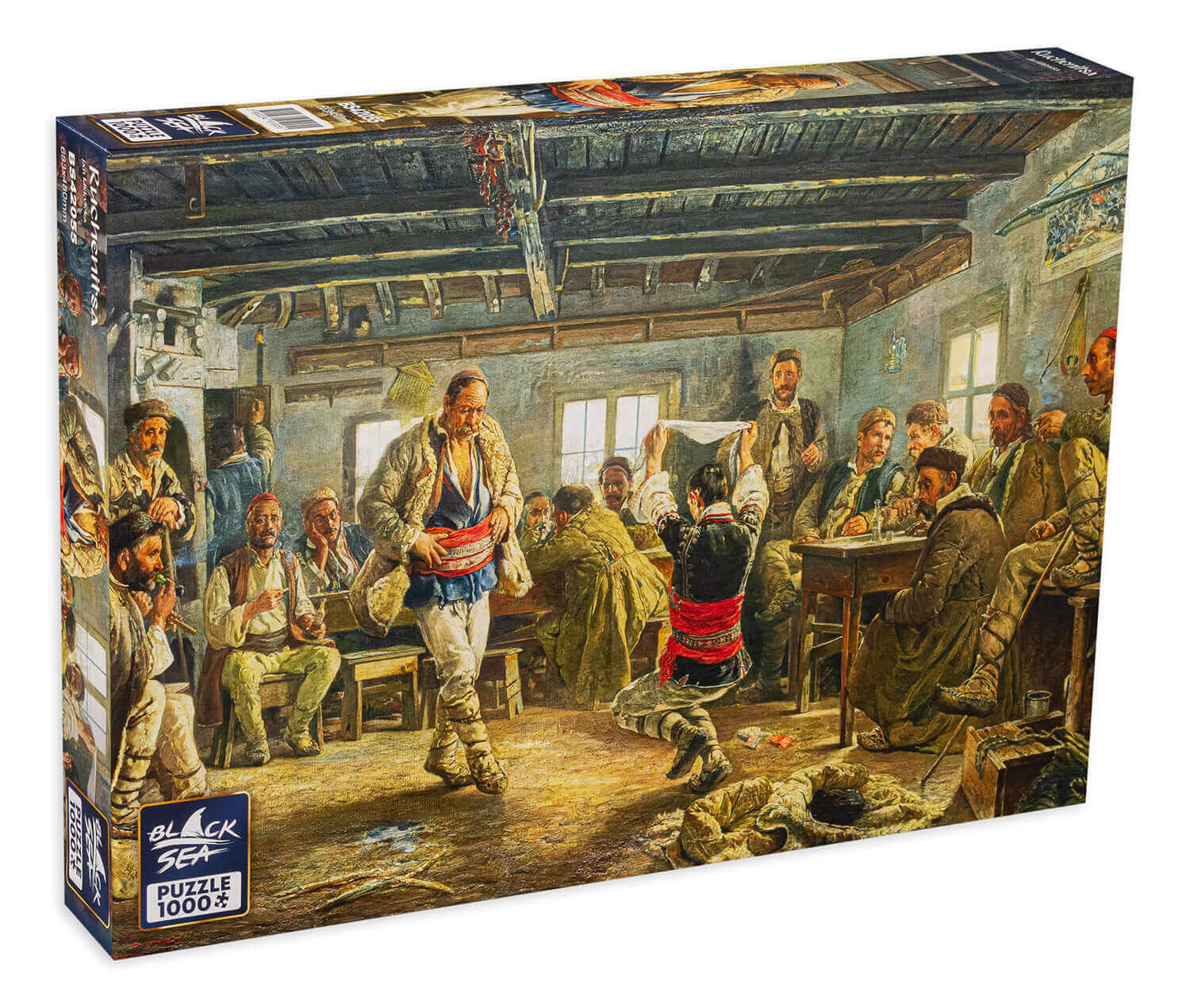 Puzzle Black Sea Premium 1000 pieces - Ruchenitsa, James D. Bourchier, a correspondent for The Times in Bulgaria, was a vivid fan of the country. Perhaps it was fate that brought him together with two other distinguished men in the tavern in the village o