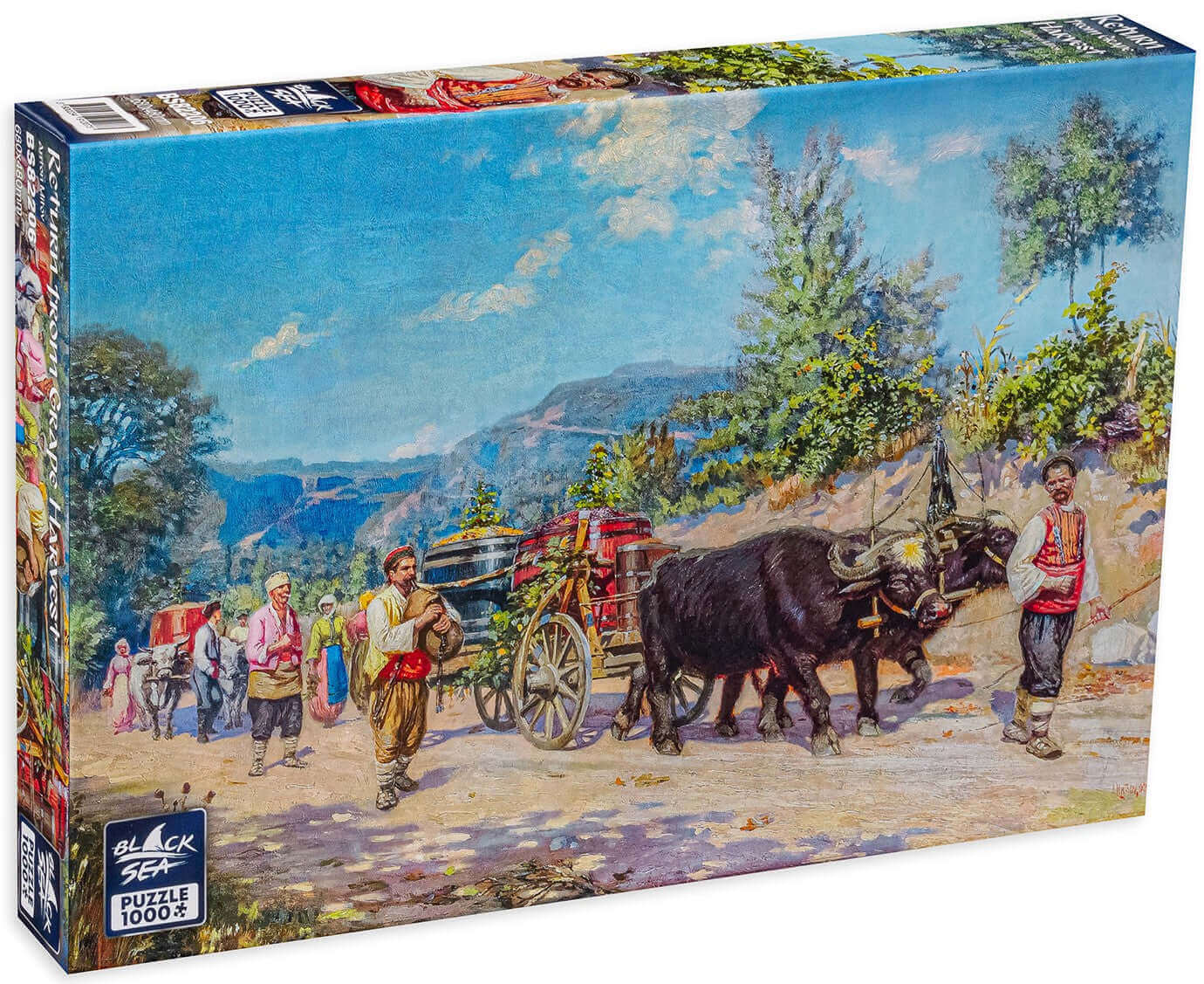 Puzzle Black Sea 1000 pieces - Return from Grape Harvest, -