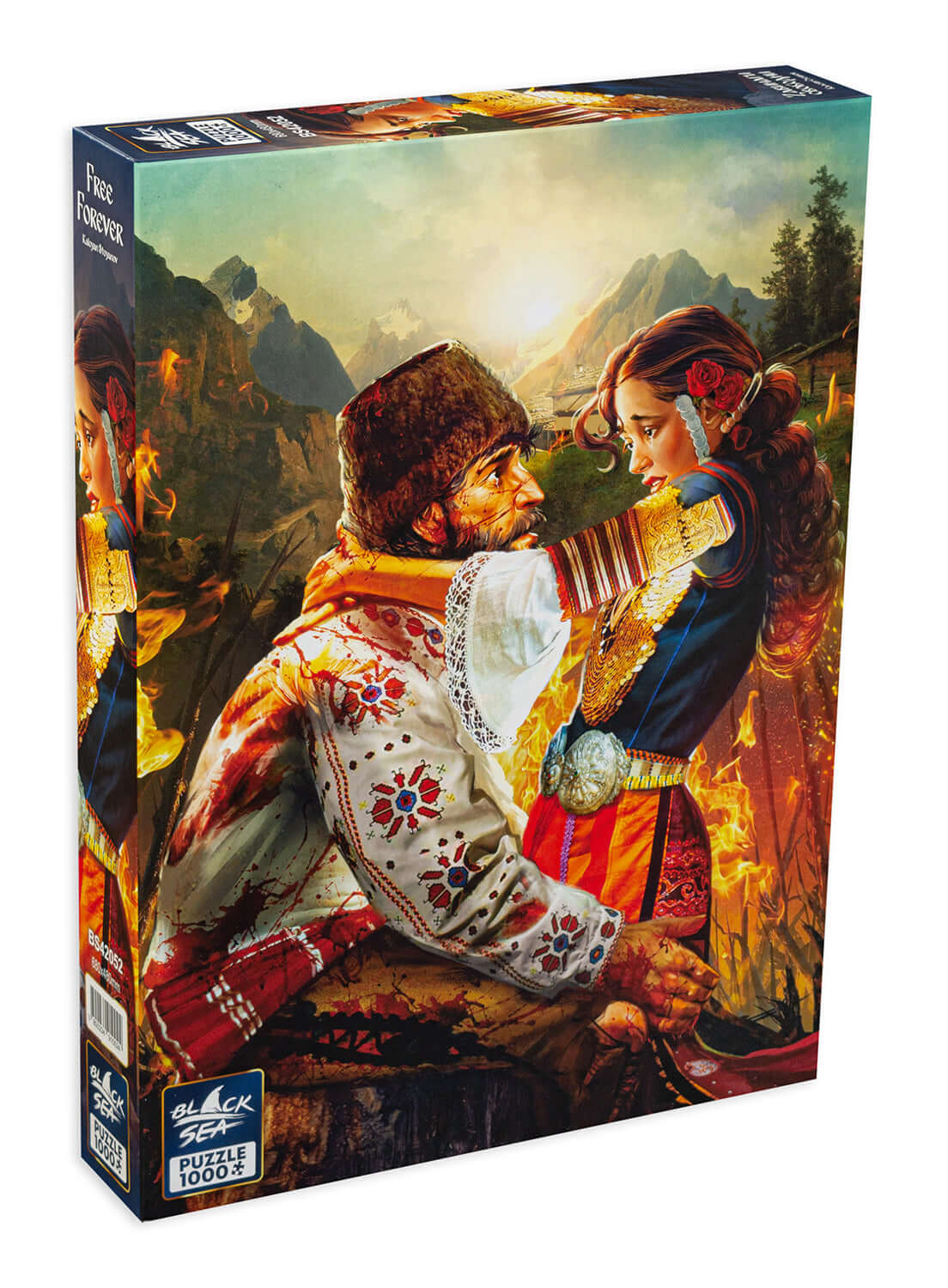 Puzzle Black Sea Premium 1000 pieces - Free Forever, Thus ends the centuries-old struggle – in flame, and ash, and ruin. A dream come true, victory is ours now, and all shackles are shed. The earth thirstily soaks up the last droplets of blood, as our des