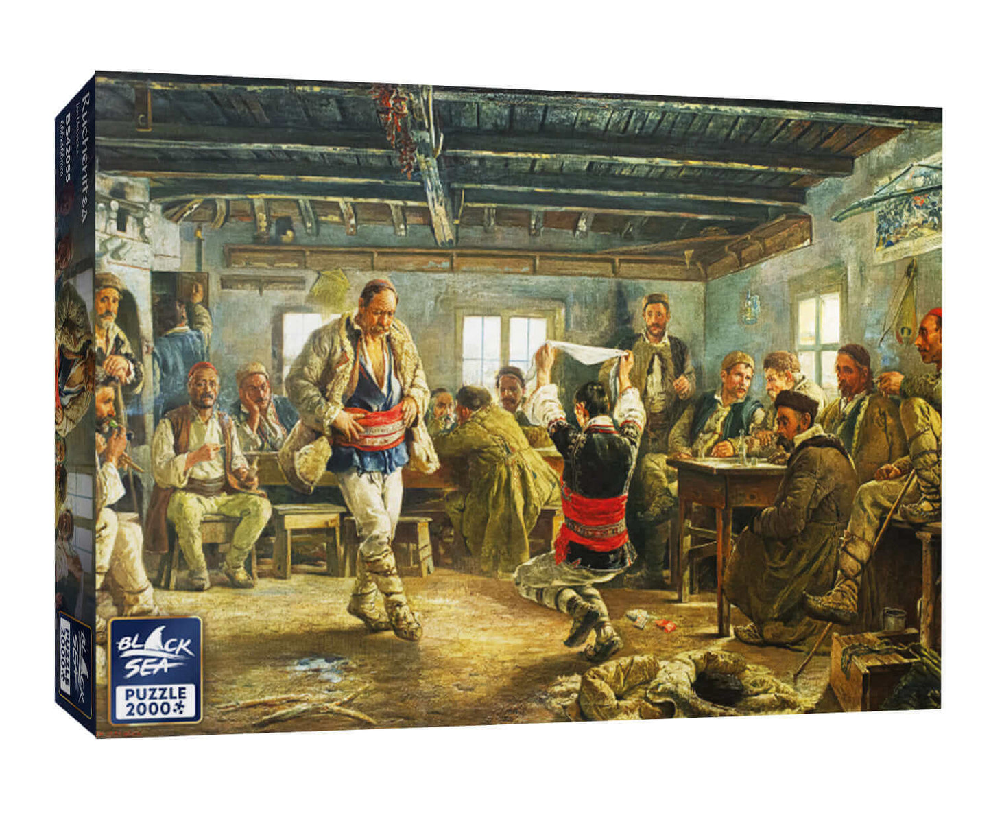 Puzzle Black Sea 2000 pieces - Ruchenitsa, James D. Bourchier, a correspondent for The Times in Bulgaria, was a vivid fan of the country. Perhaps it was fate that brought him together with two other distinguished men in the tavern in the village of Bistri