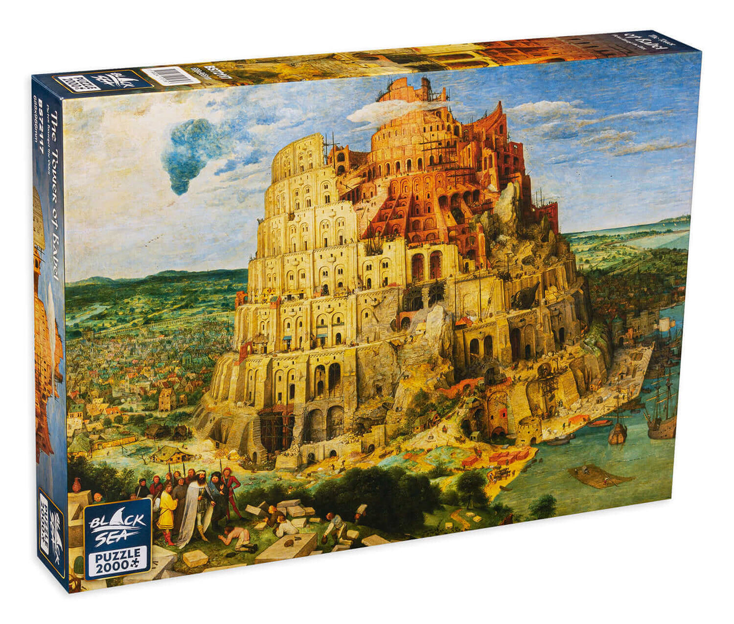 Puzzle Black Sea 2000 pieces - The Tower of Babel, And the people said “Come, let us build ourselves a city, with a tower that reaches to the heavens, so that we may make a name for ourselves”. And the great construction began. The Lord came down to see t