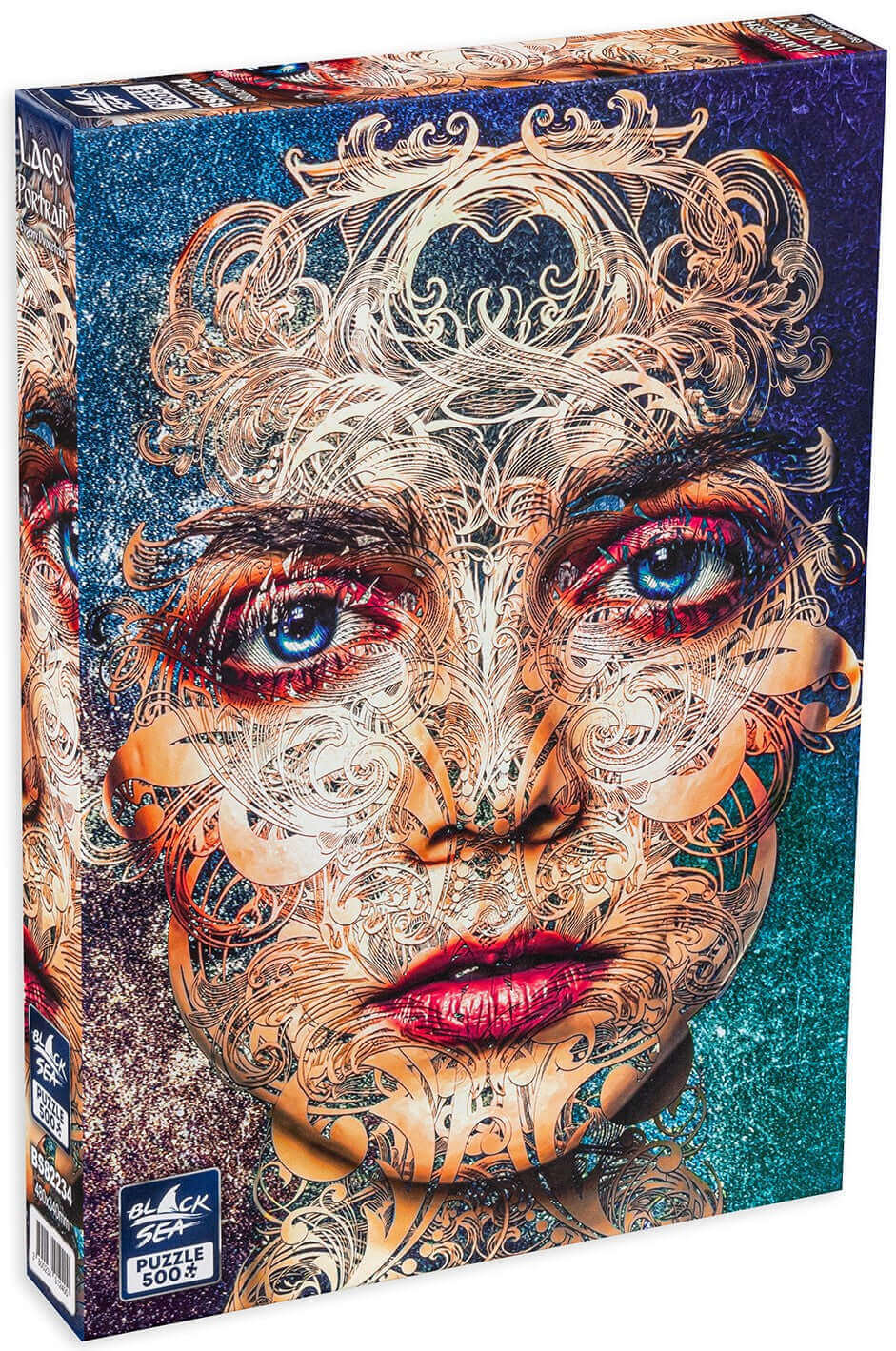 Puzzle Black Sea 500 pieces - Lace Portrait, -